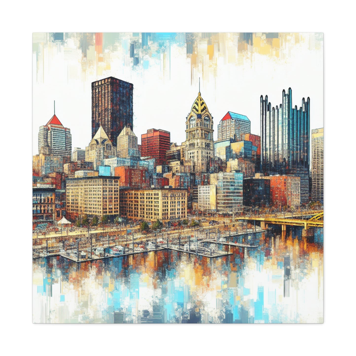 Steel City Sunrise Dream - Canvas