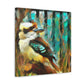 Kookaburra Folk Art - Canvas