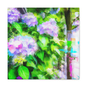 "Hydrangea in Bloom". - Canvas