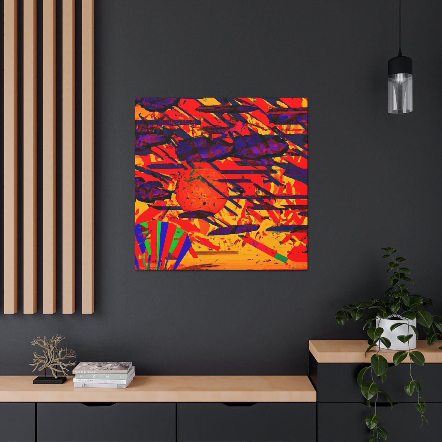 "Modern Digital Magicscape" - Canvas