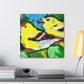 "American Goldfinch Beauty" - Canvas