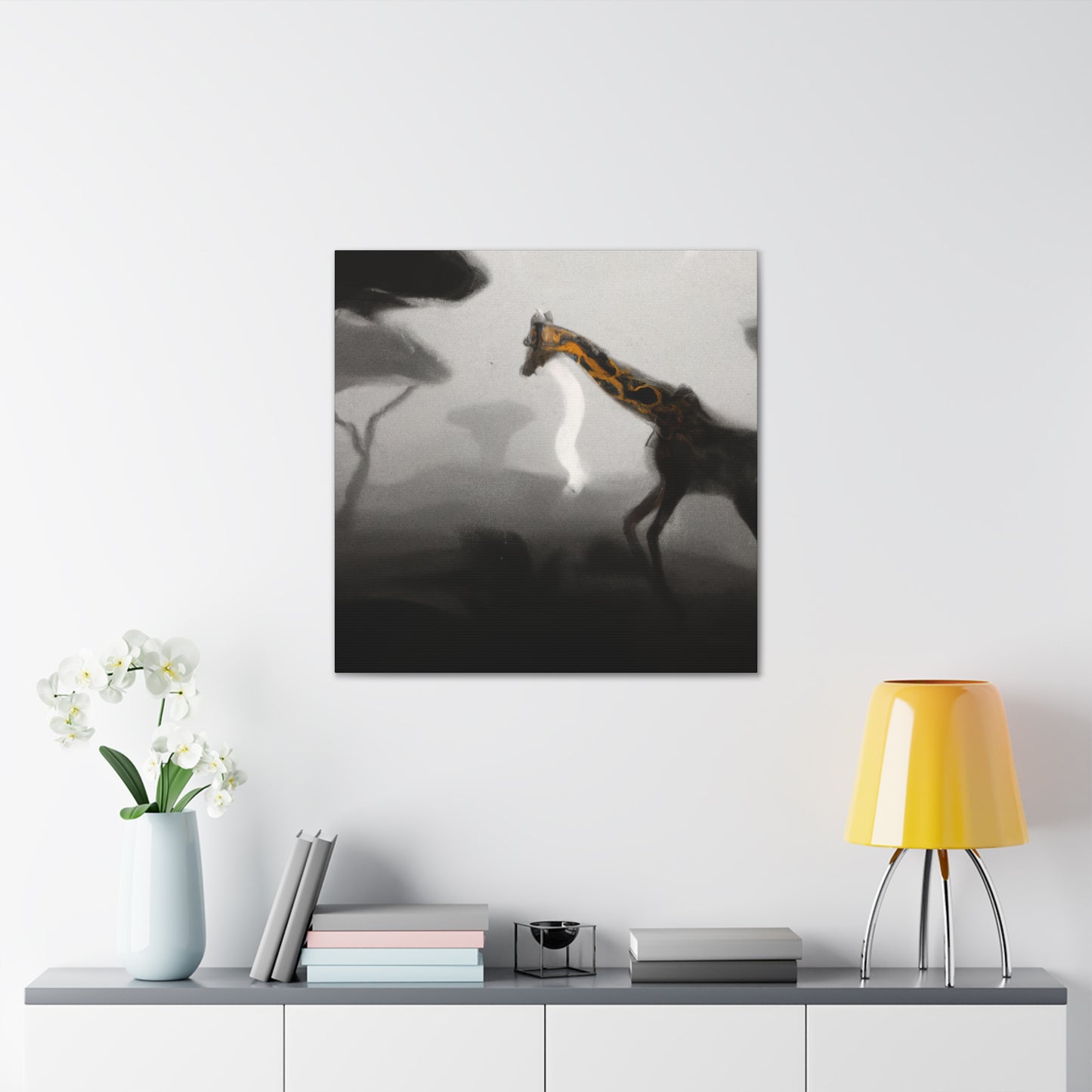 Giraffe in Expressionism - Canvas