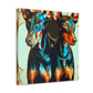 Fierce Doberman Loveliness - Canvas