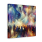 Velvet Elegance Ethereal Abstraction - Canvas