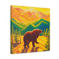 Bear in the Wilderness - Canvas