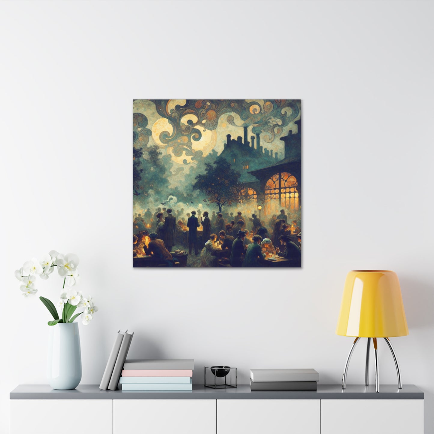 Whispering Quill Serenade - Canvas