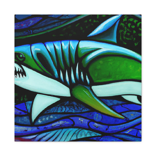 "Fearsome Shark Majesty" - Canvas