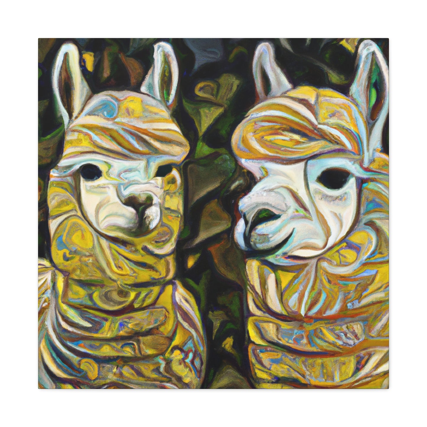 "Alpaca Smiling Sunshine" - Canvas