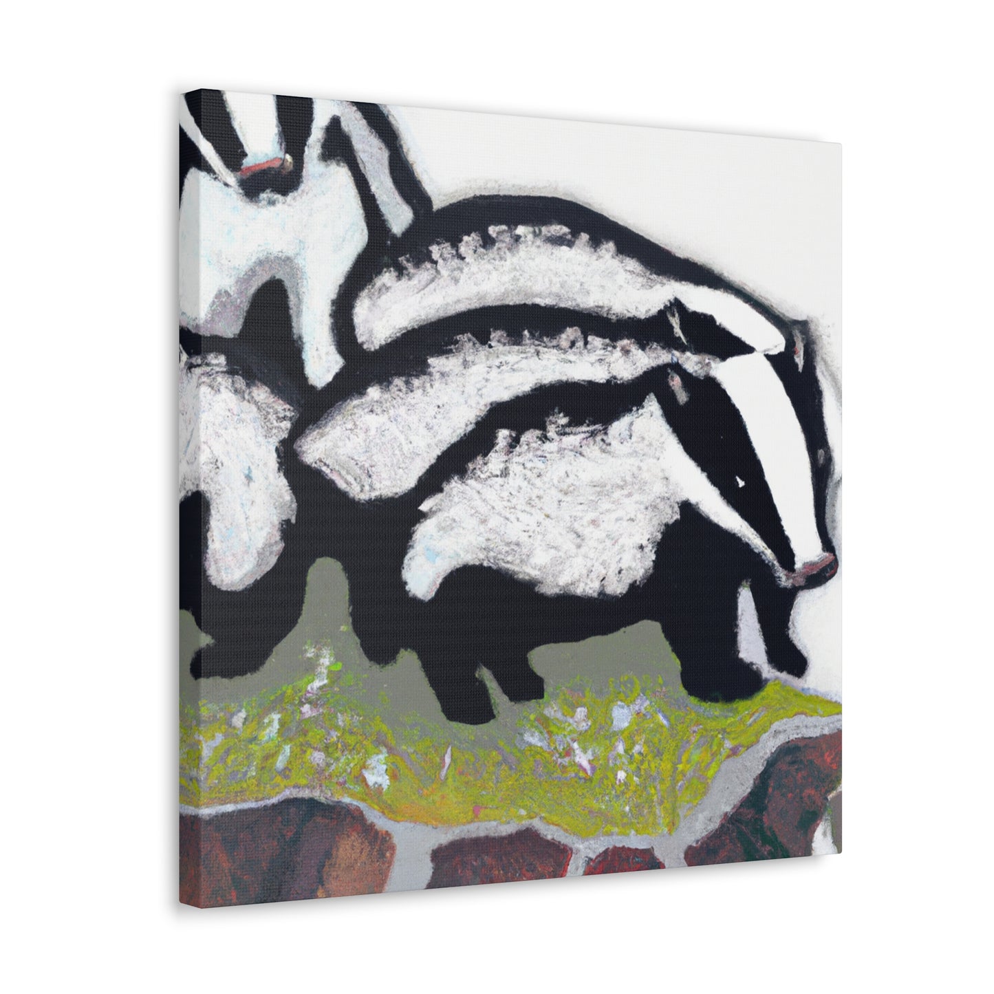 Badger's Abstract Emotion - Canvas