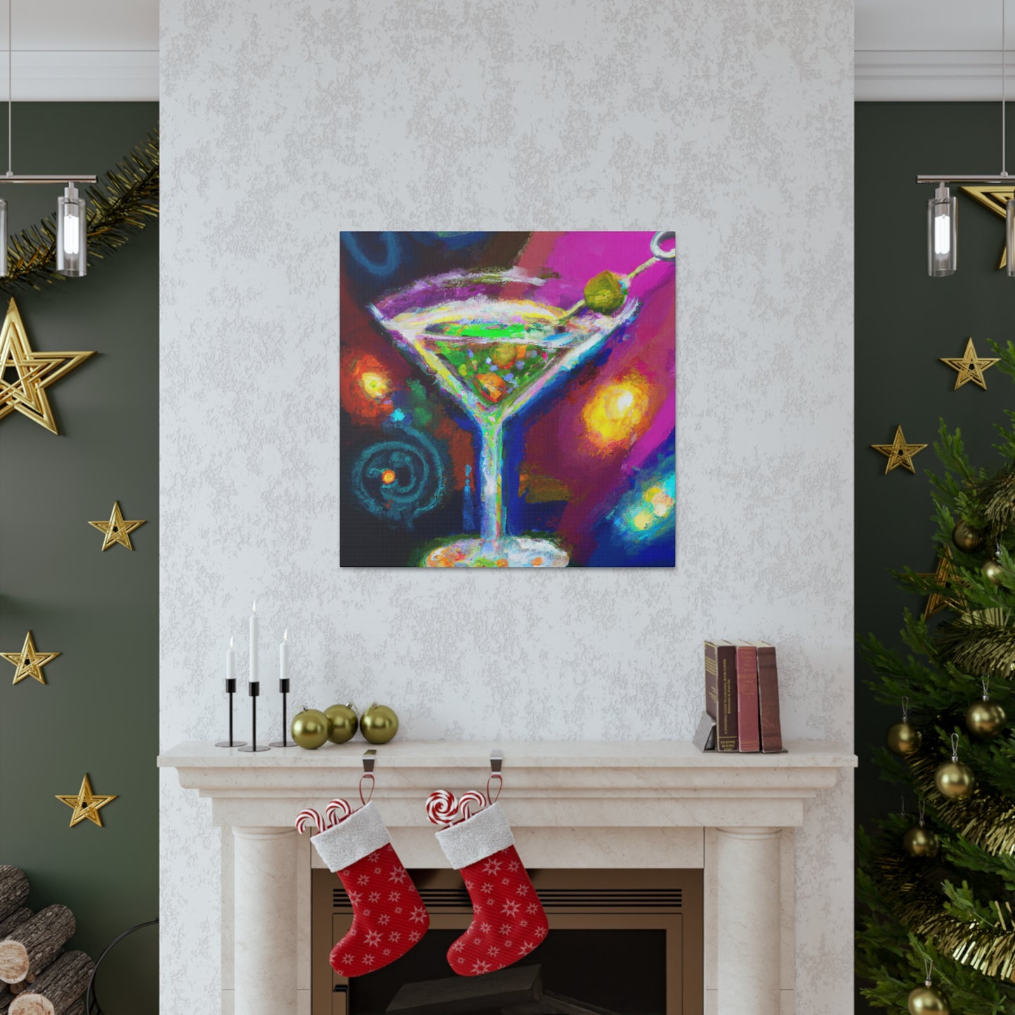 Martini-Themed Baroque - Canvas