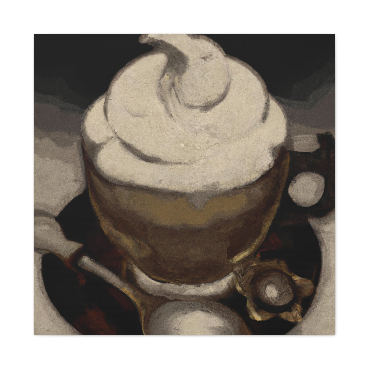 "Cappuchino in Baroque". - Canvas