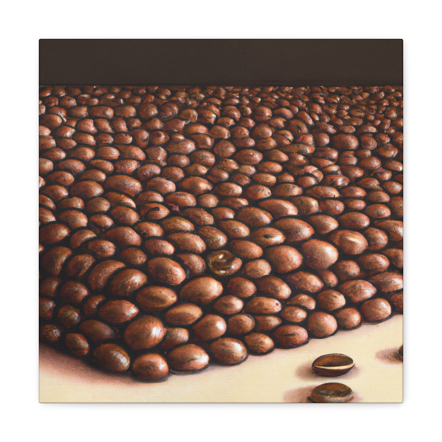 "Coffee Bean Realism" - Canvas