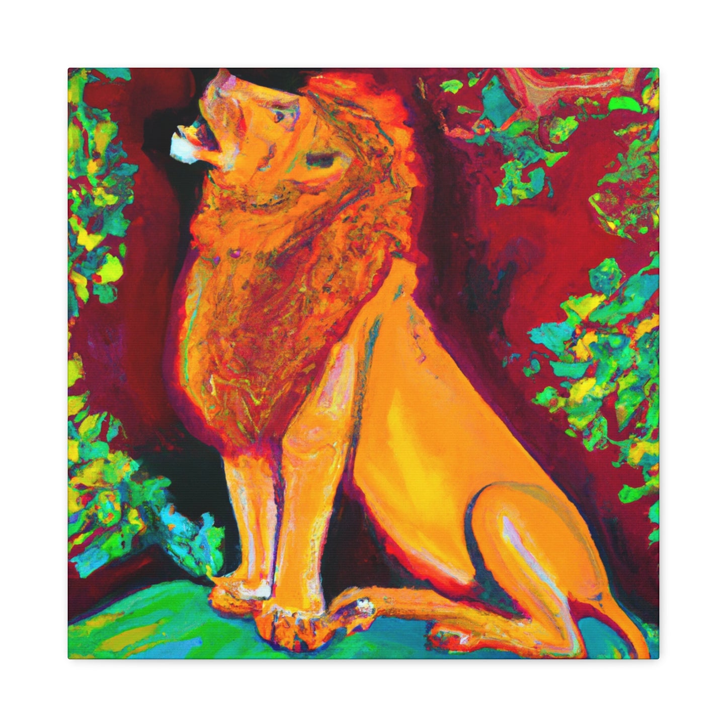 "Lion of Neoclassicism" - Canvas