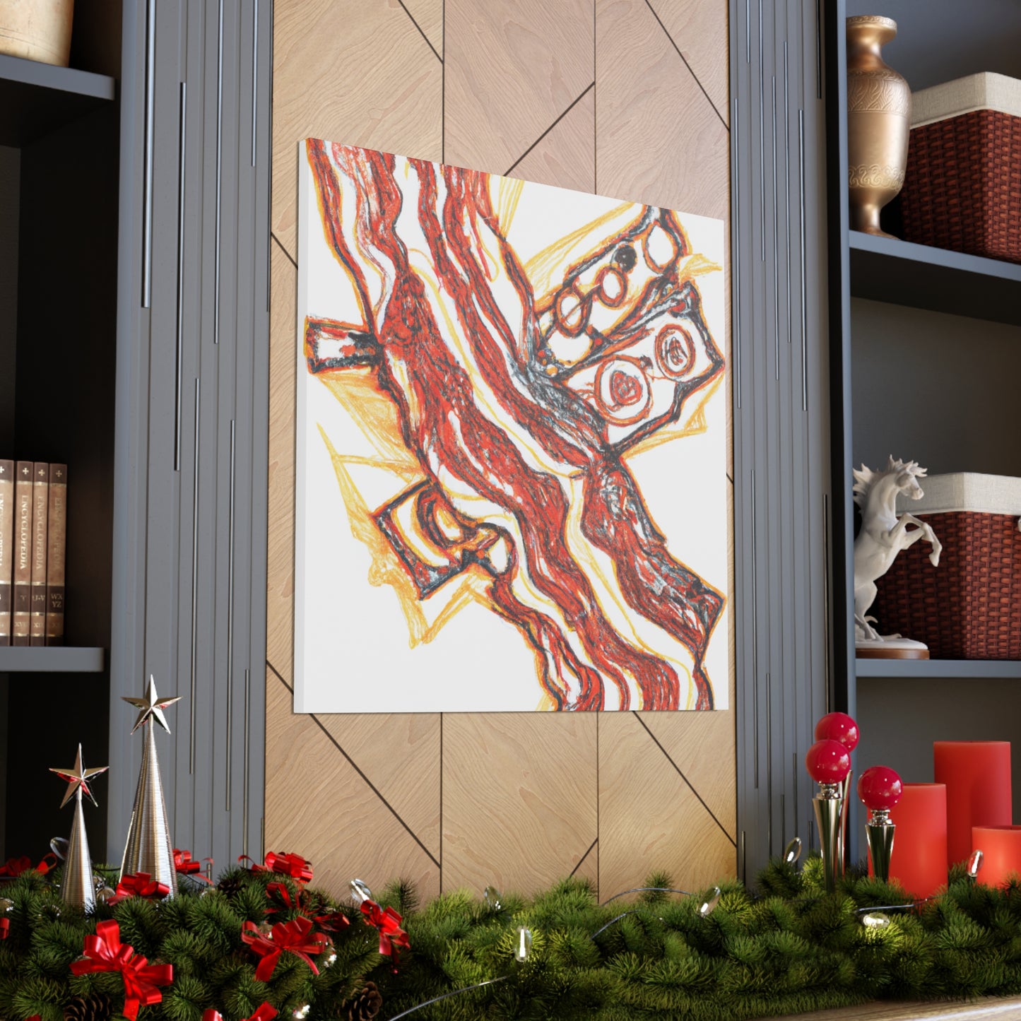 Bacon in a Cogwork - Canvas