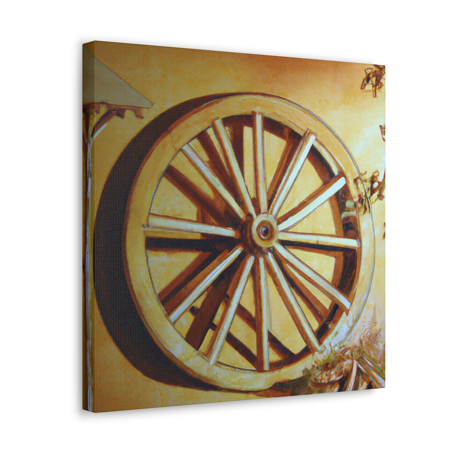 Wheeling in Rococo Style - Canvas