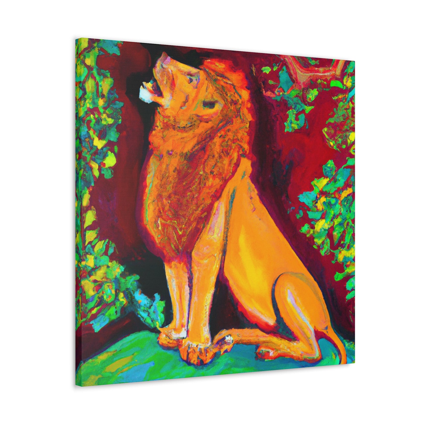 "Lion of Neoclassicism" - Canvas