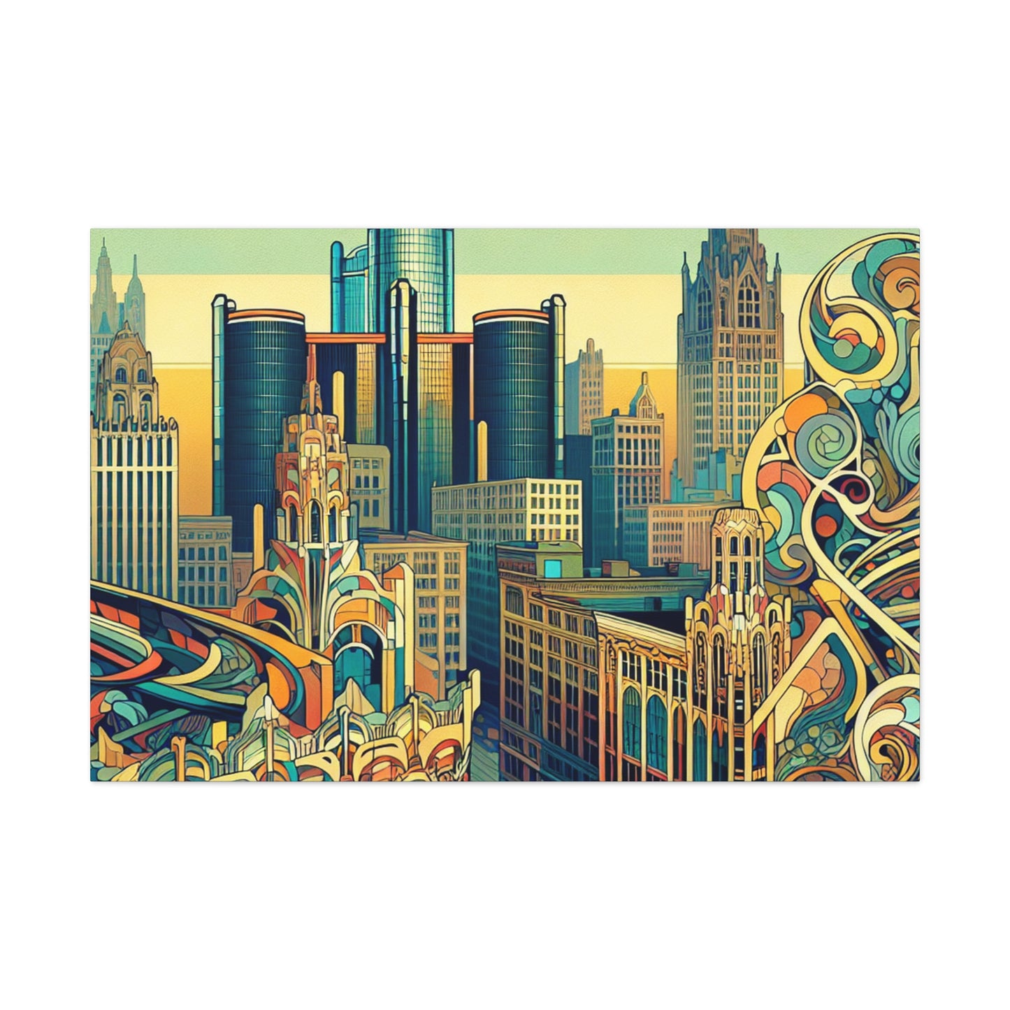 "Enchanting Motor City" - Canvas