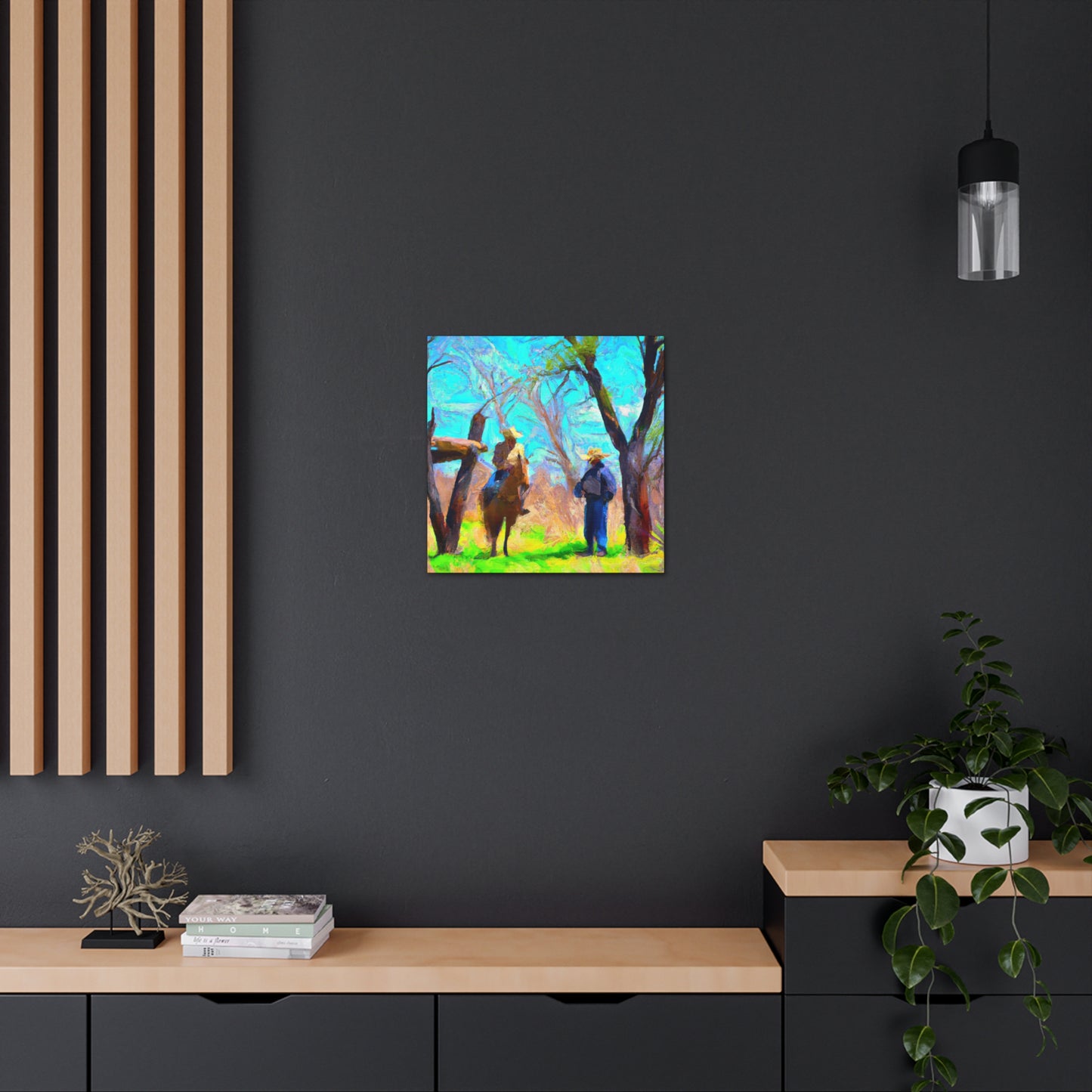 Ponderosa in Impressionism - Canvas