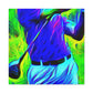 Golfing in Technicolor - Canvas