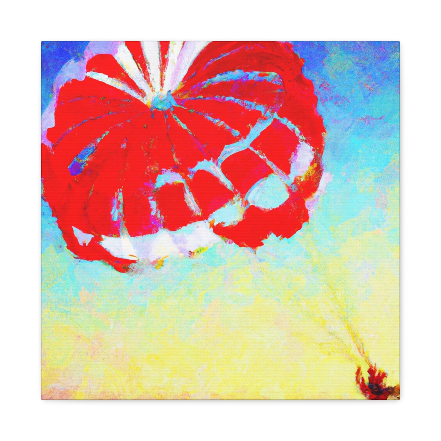 Parasailing In Impressionism - Canvas