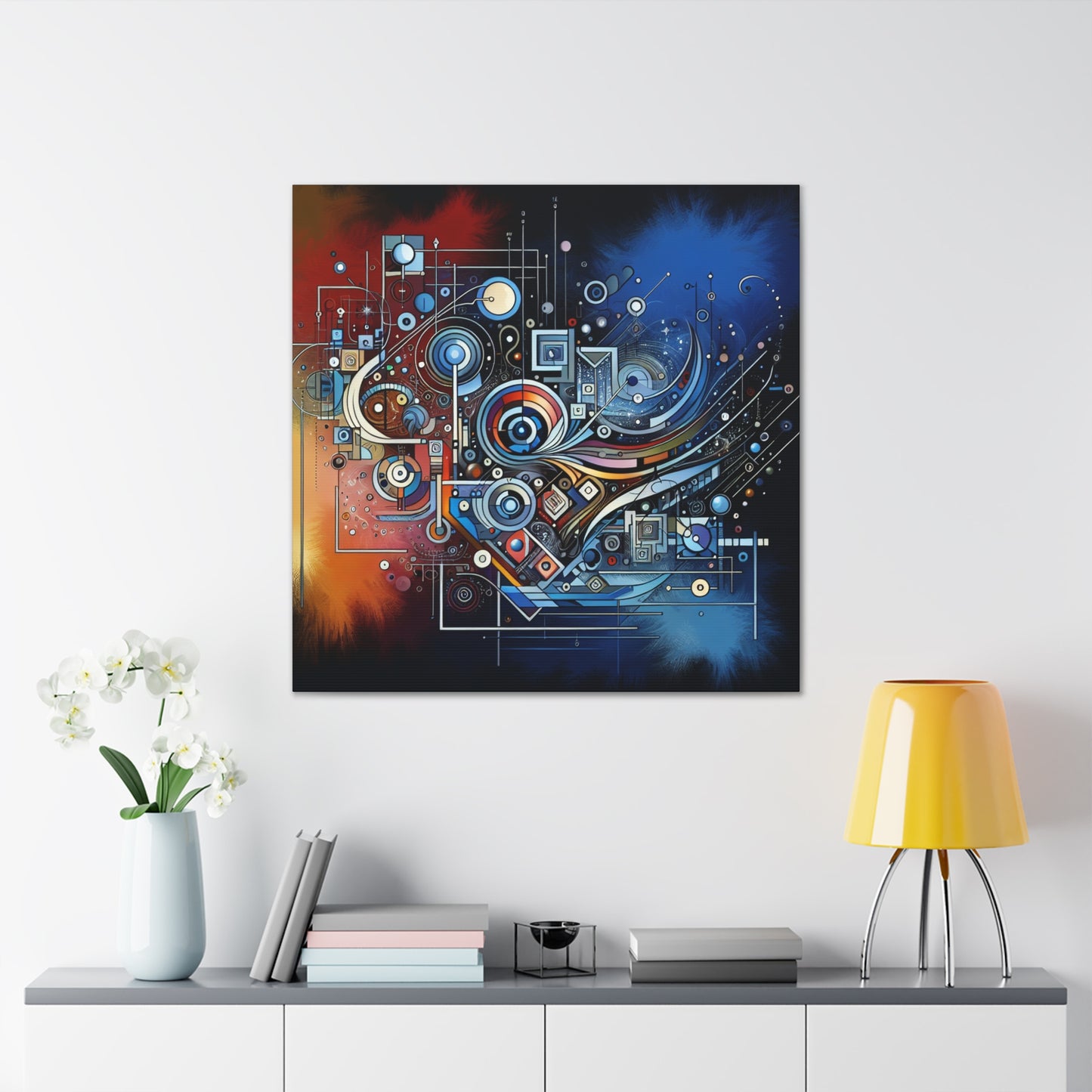 "Chromatic Eternity Unfolding" - Canvas