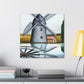 Windmill in Starlight - Canvas