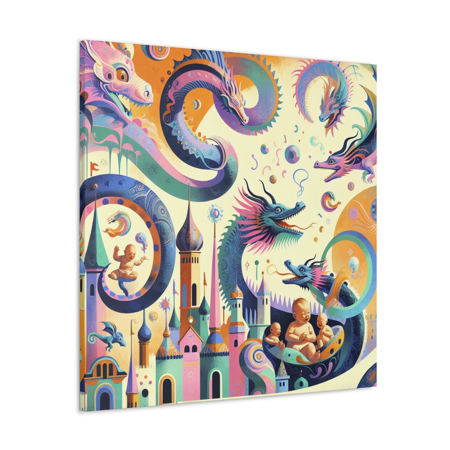 Enchanting Flights of Whimsy - Canvas