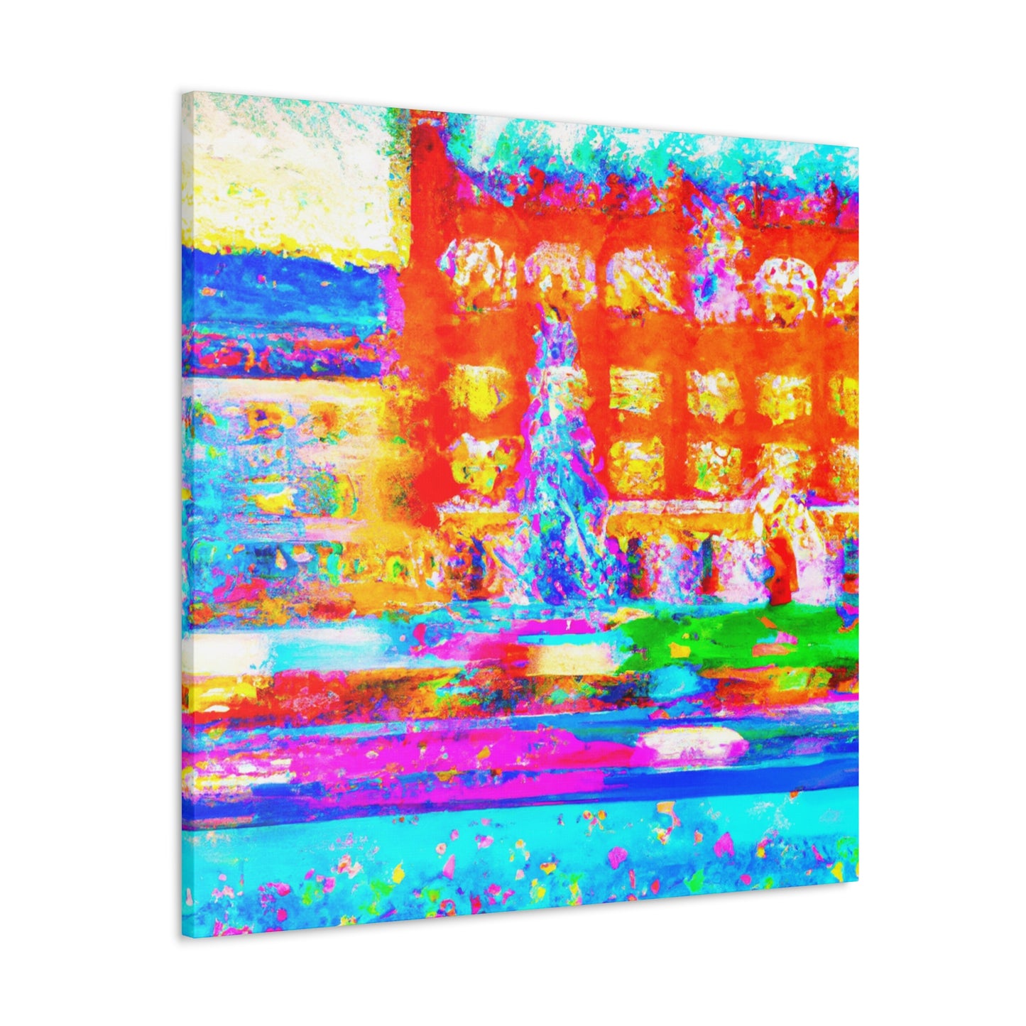 City Square Vibrance. - Canvas