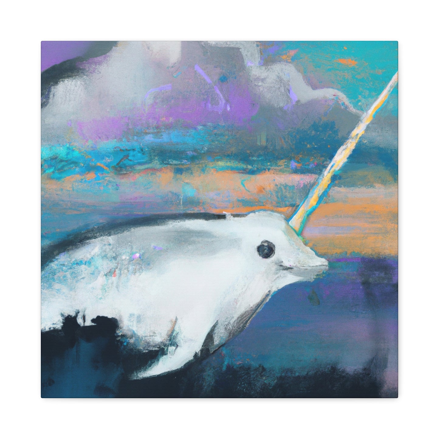 "Narwhal in Symphony." - Canvas