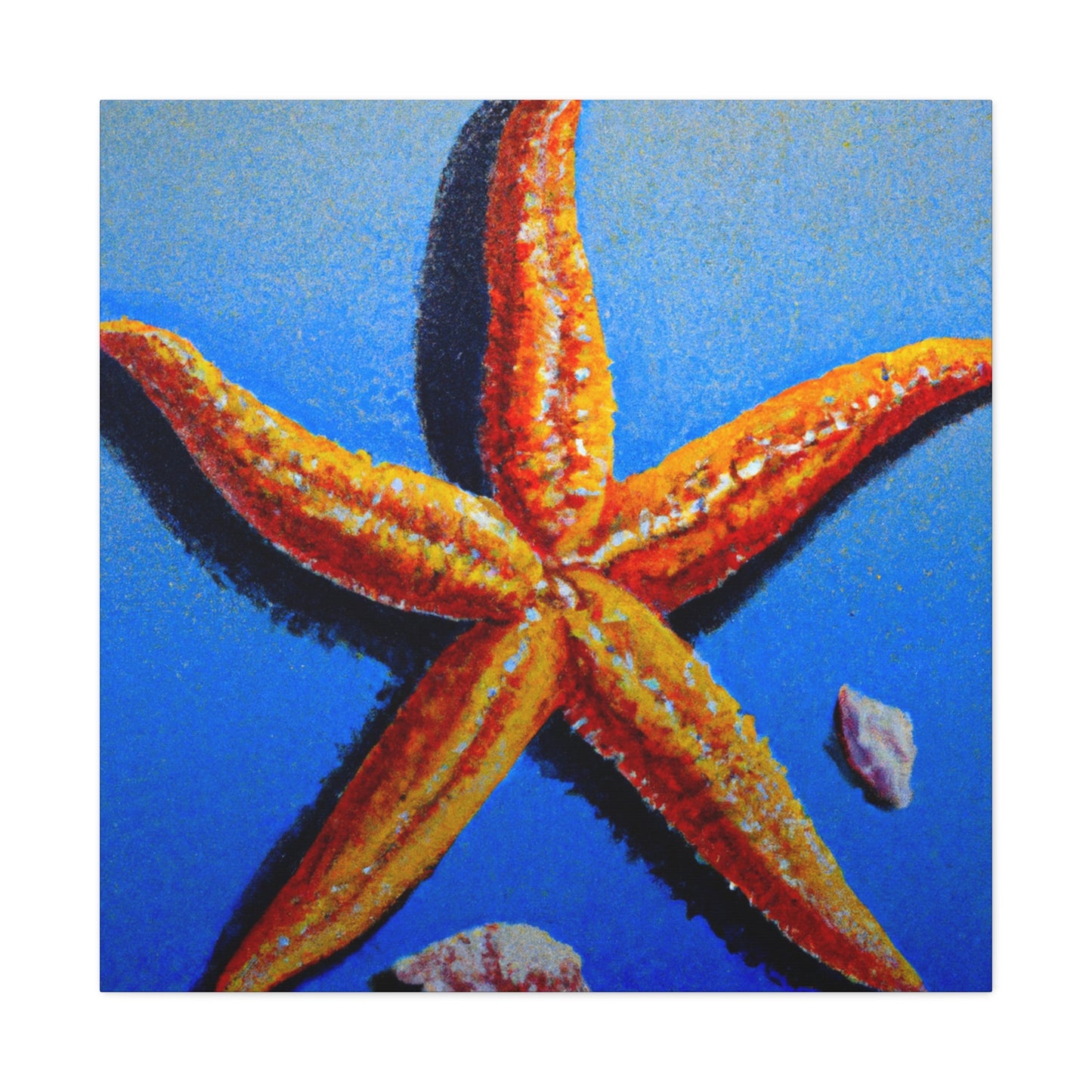 "Starfish Under Moonlight" - Canvas