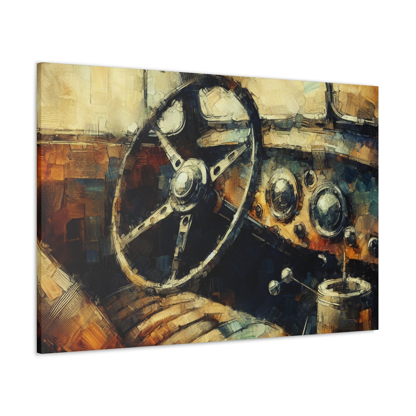 "Wheel Symphony" - Canvas