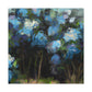 Hydrangea's Dramatic Bloom - Canvas