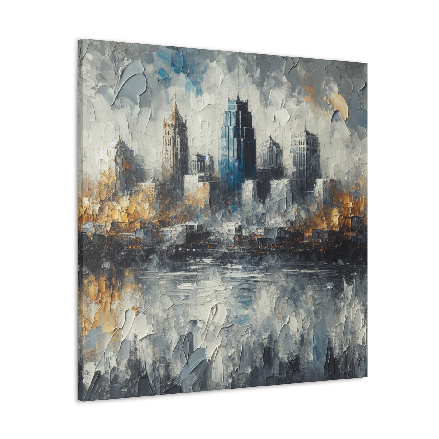 "Urban Symphony Unveiled" - Canvas