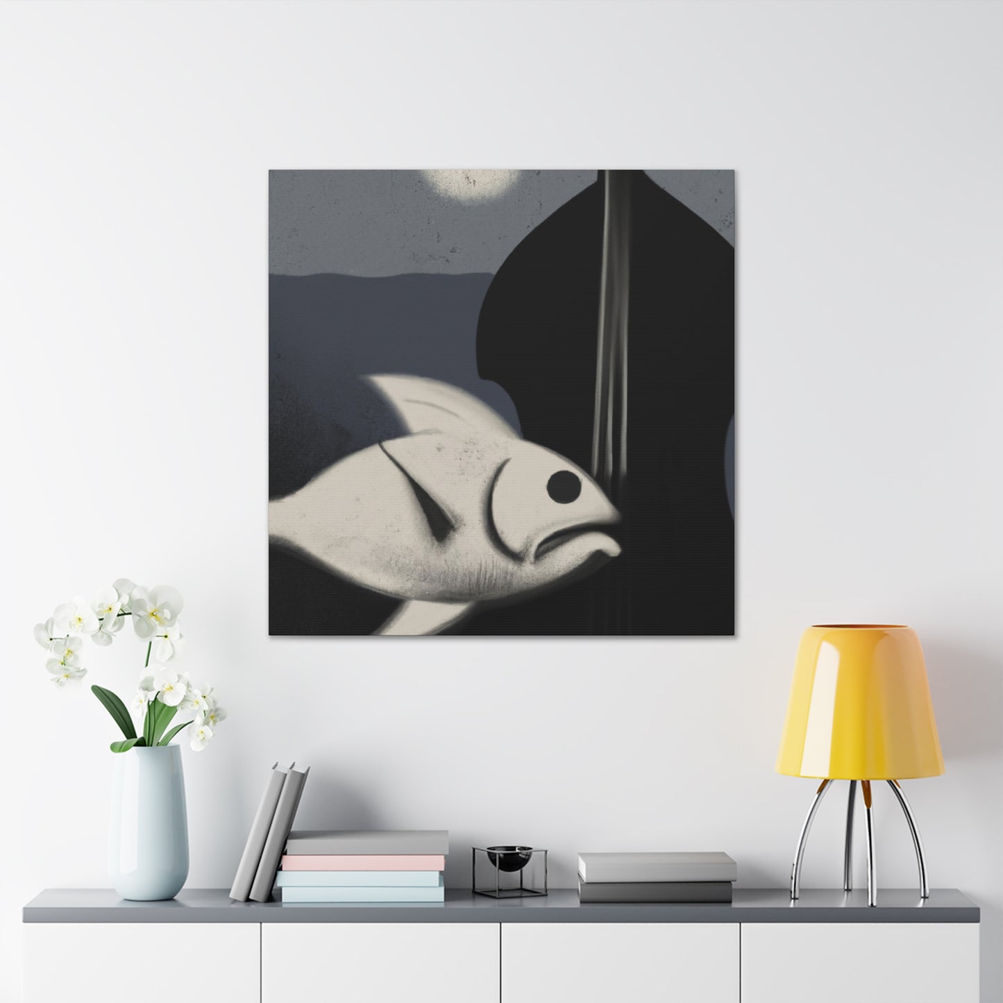 Bass in Surreal Dreams - Canvas