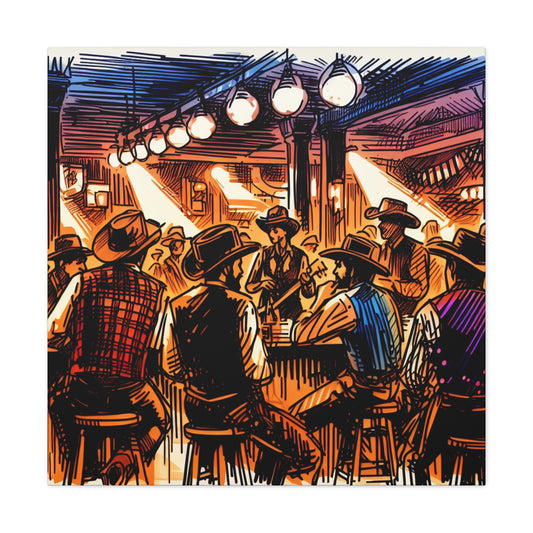 Wild West Saloon Vibes - Canvas