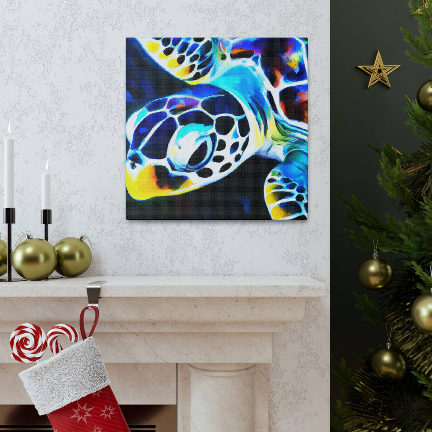 Sea Turtle Dreamscape - Canvas