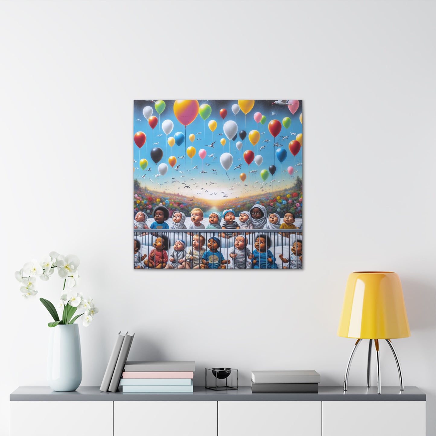 "Enchanted Aerial Symphony" - Canvas