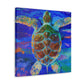 Turtles in Watercolor - Canvas