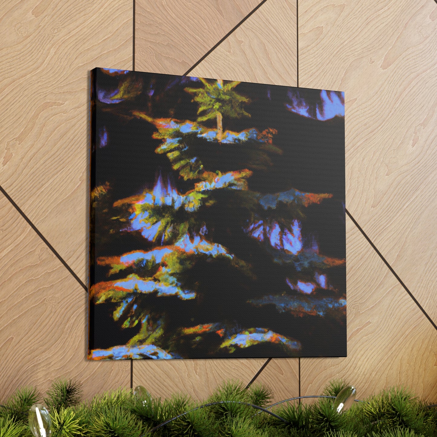 "Lush Douglas Firs" - Canvas