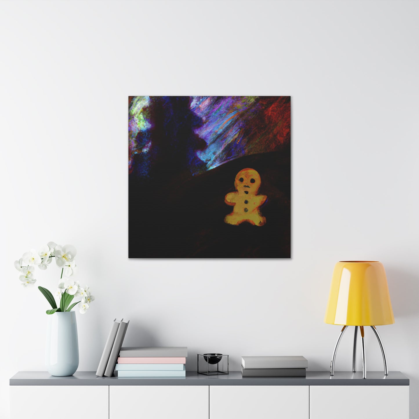 Gingerbread Man Idyll - Canvas