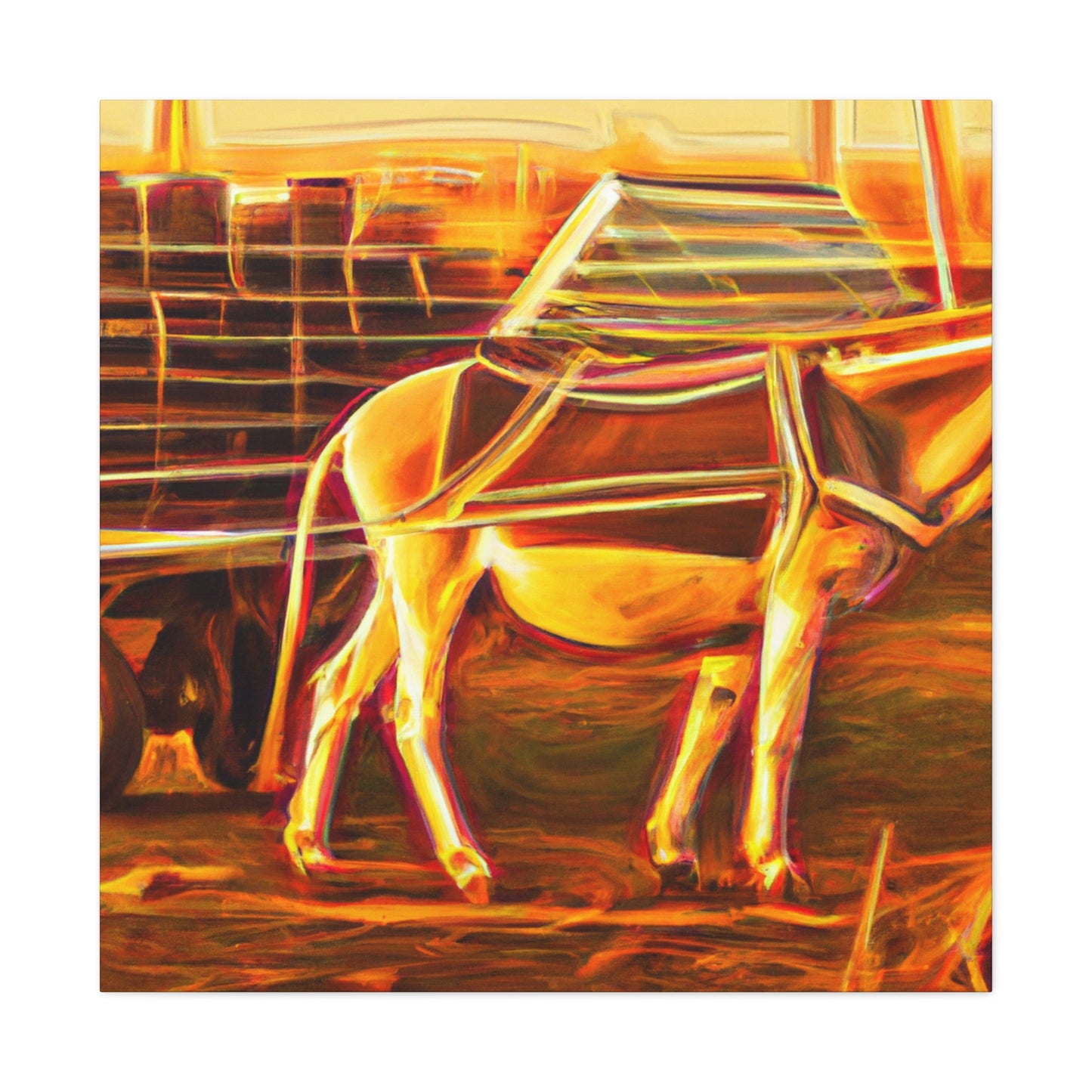 "Mule's Majestic Majesty" - Canvas