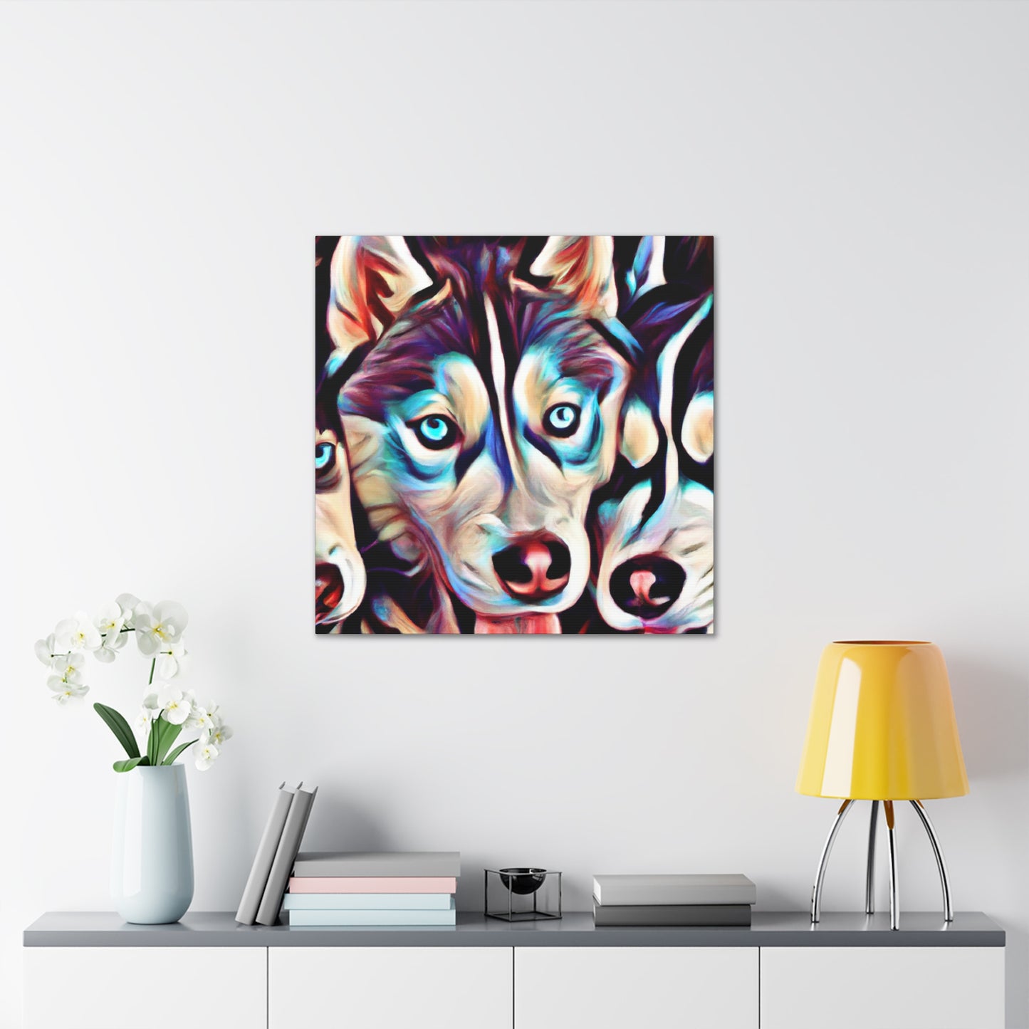 Siberian Husky Majesty - Canvas