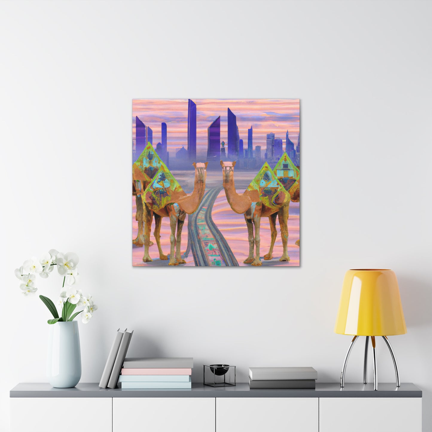 "Camel in Surrealism" - Canvas