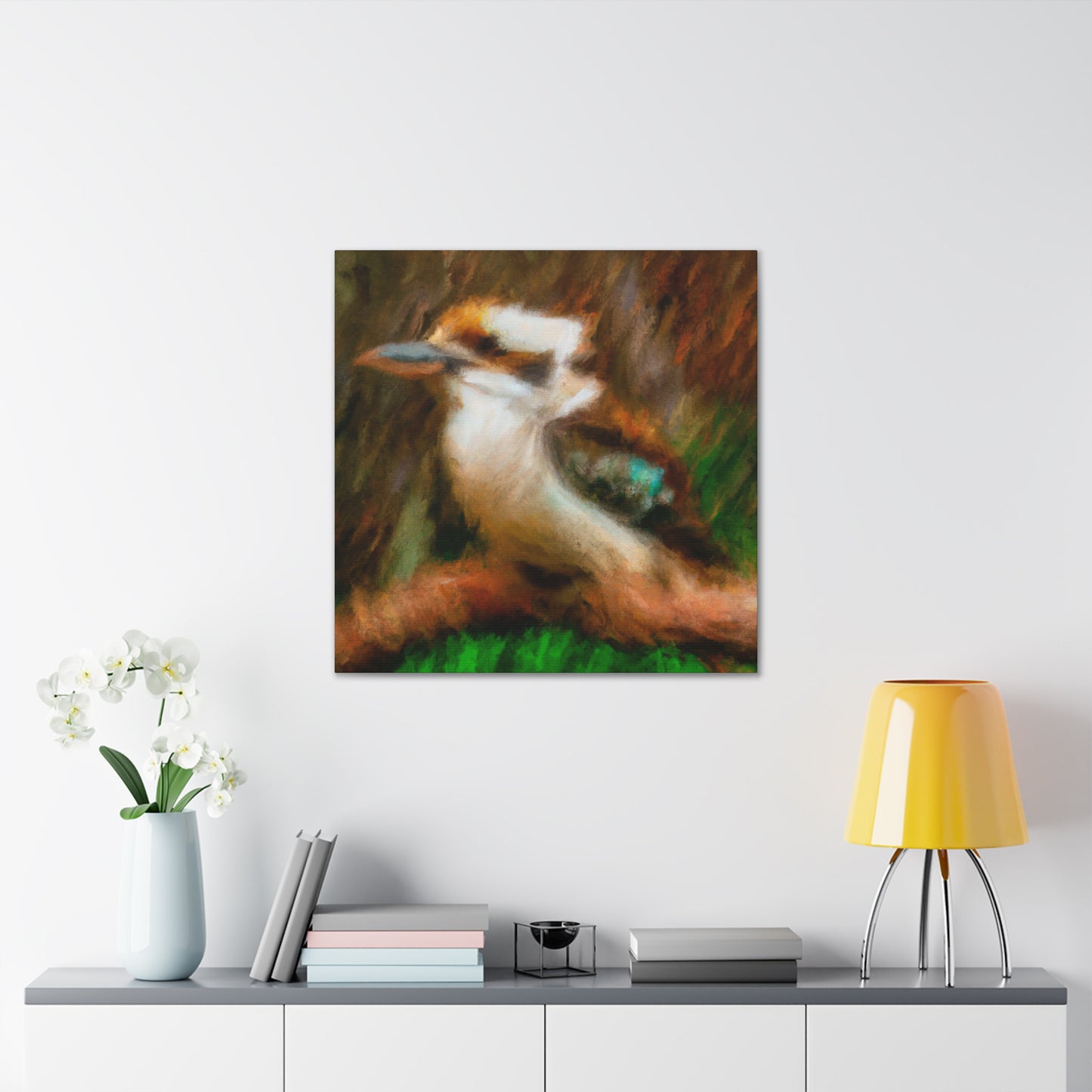 "Kookaburras at Dusk" - Canvas