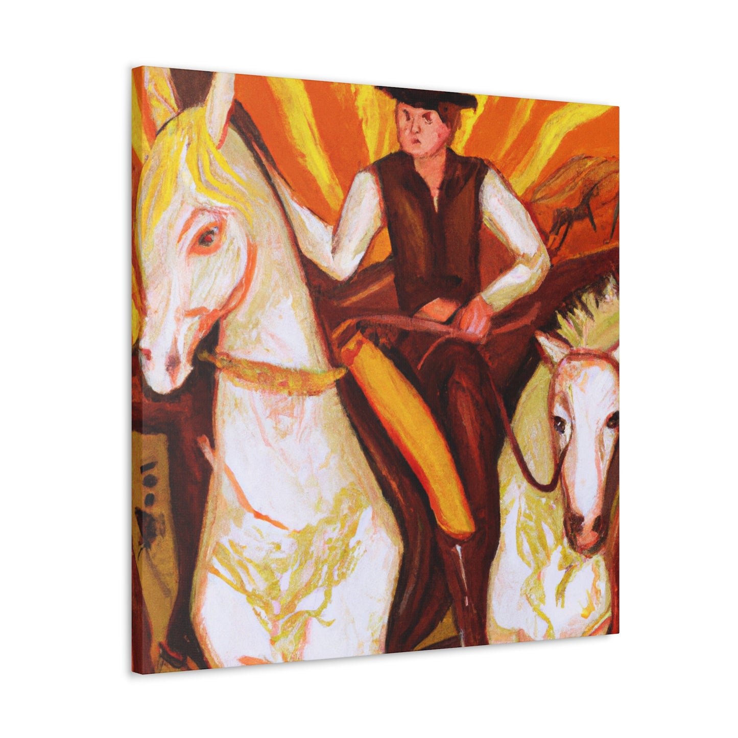 Rodeo in Rococo Style - Canvas