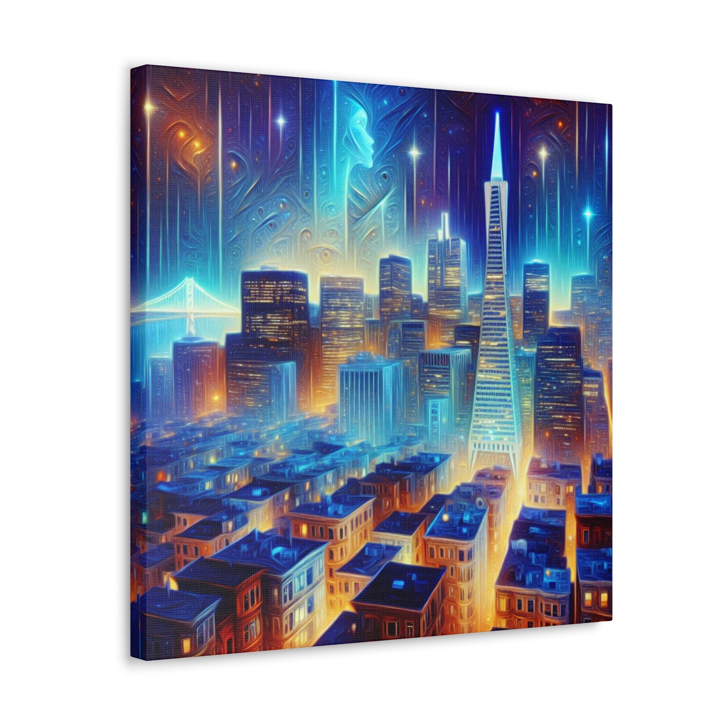 Mystical City Reverie - Canvas