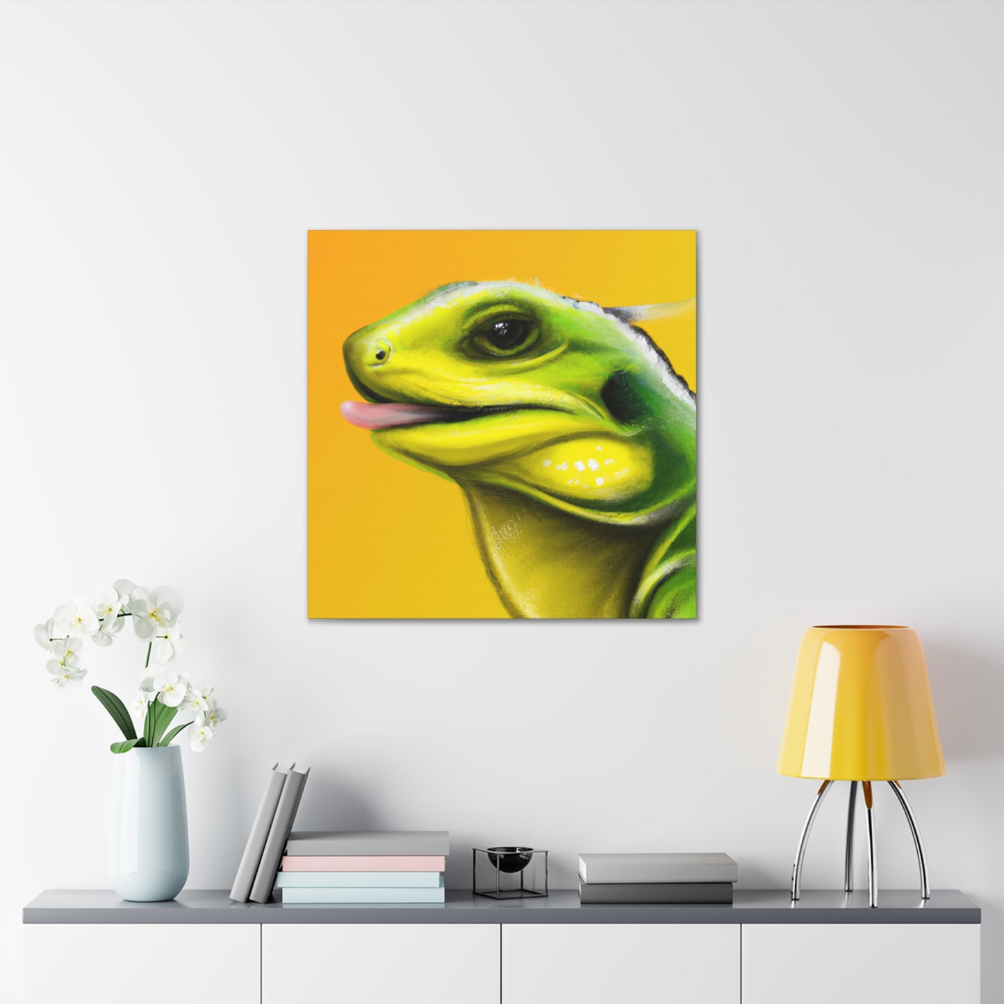 Reptilian Rainbow Radiantly - Canvas