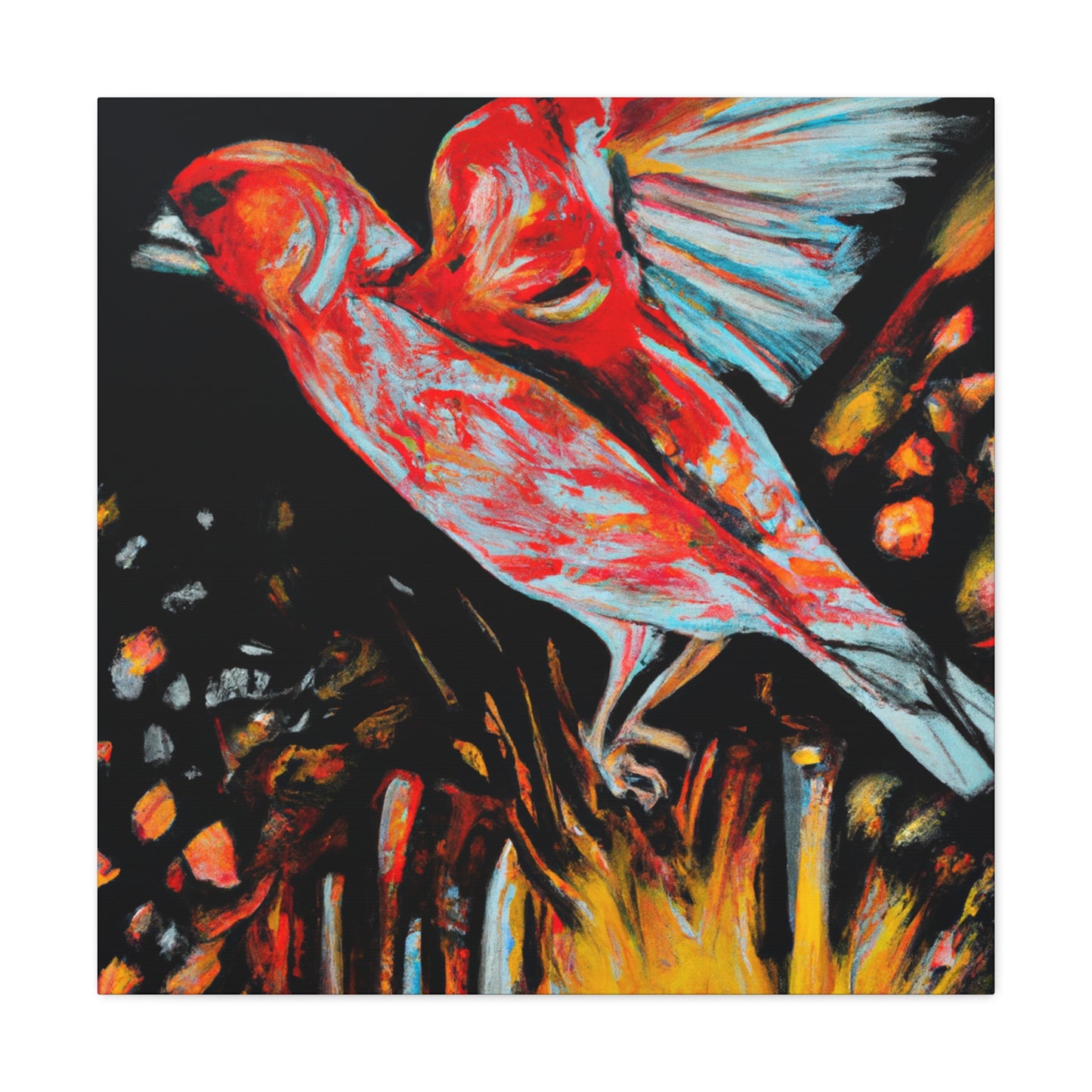 House Finch Splendor - Canvas