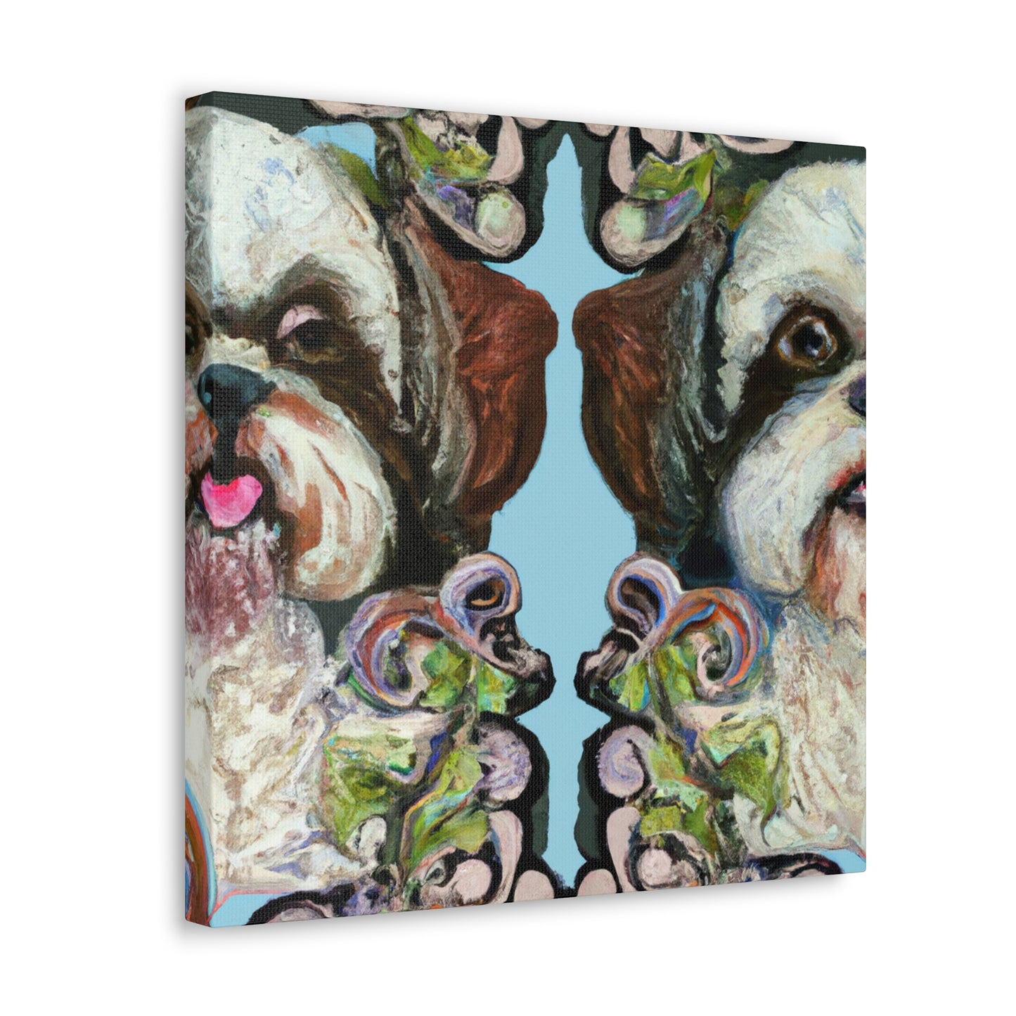 "Shih Tzu in Lace" - Canvas