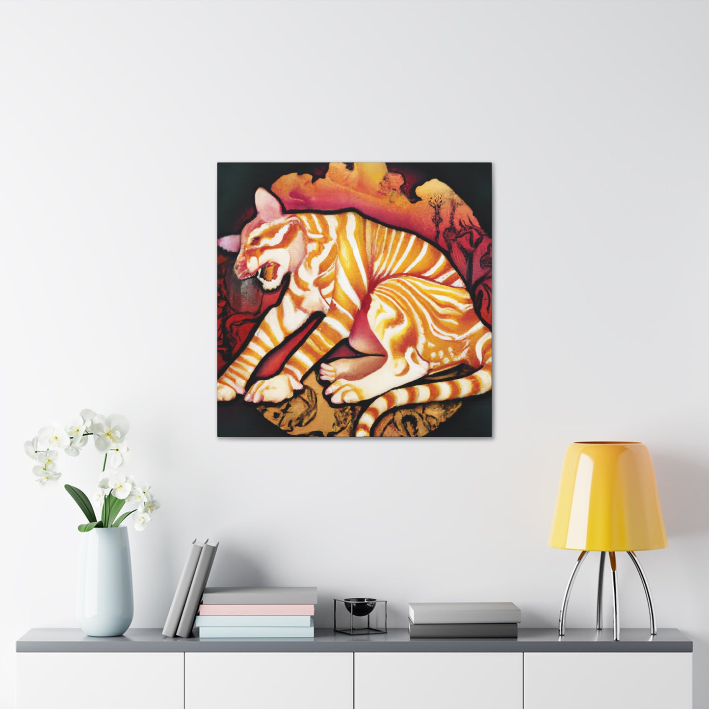 Tasmanian Tiger Mirage - Canvas